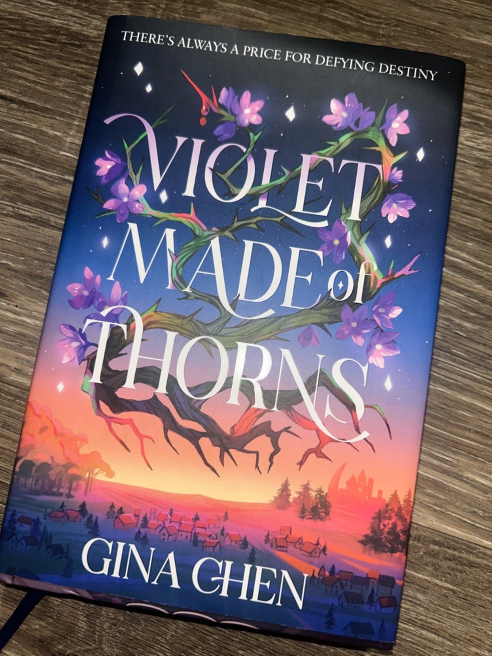 Fairyloot exclusive edition Violet Made of Thorns by Gina Chen - Hardcover